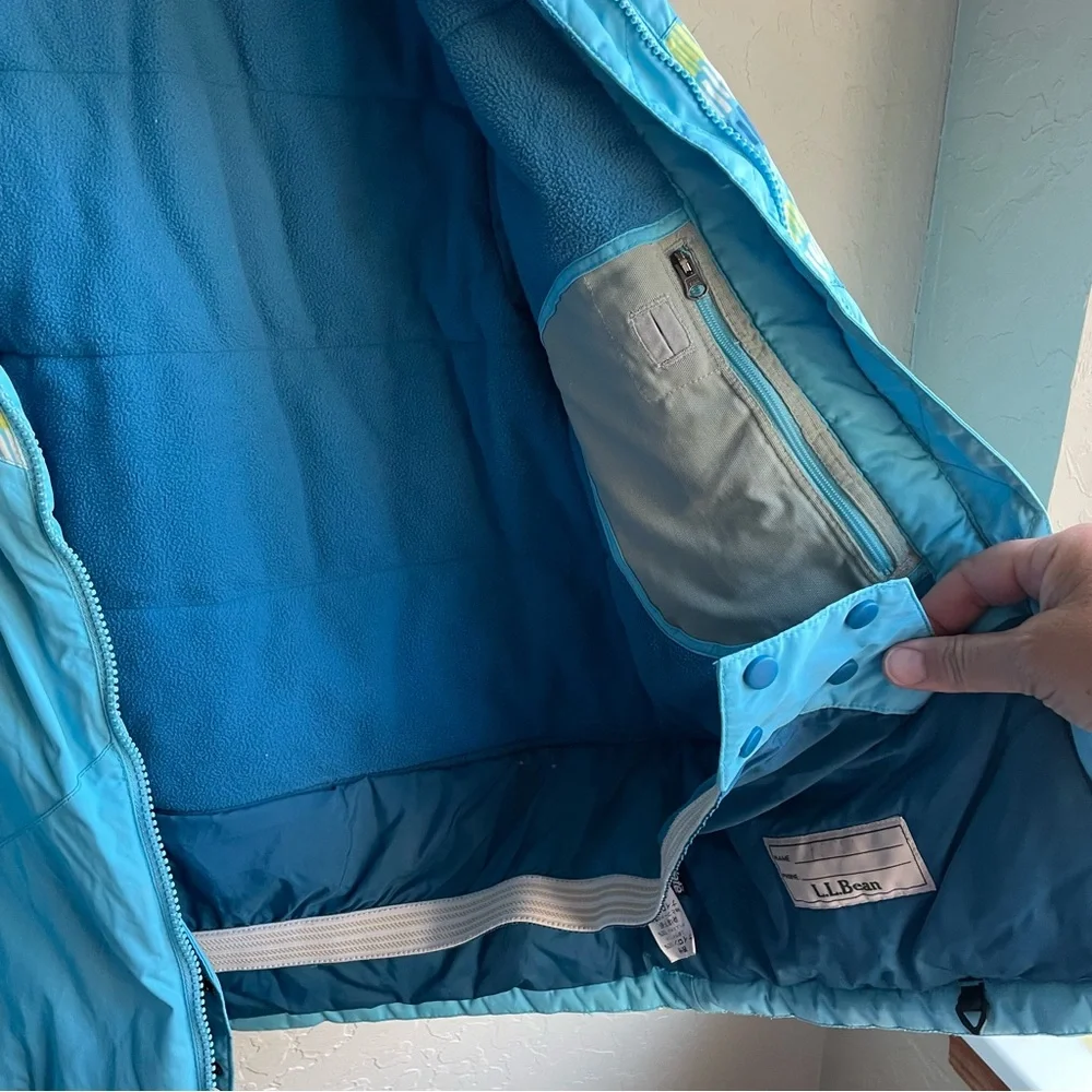 Girls LL Bean Thinsulate Winter Jacket Ski Coat Large 14-16
